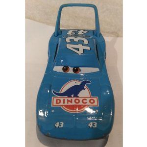 Vintage Mattel Disney Pixar Cars #43 Piston Cup Racer Dinoco The King diecast